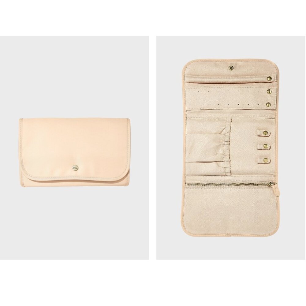 NEW Tuckernuck Stoney Clover Lane Sand Jewelry Roll